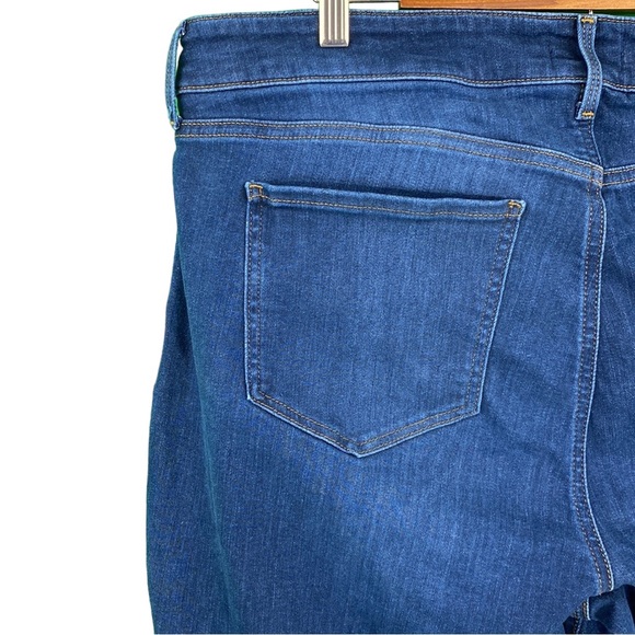 NYDJ Petite Marilyn Straight Dark Wash Jeans - Picture 10 of 16